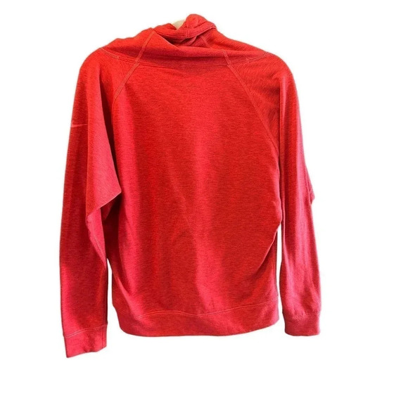 Nike Dri-Fit Women's Red Cowl Neck Casual‎ Active Top Sweatshirt Size Medium - Picture 2 of 4